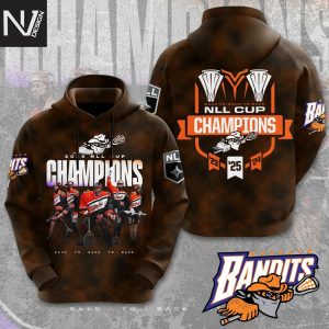 2025 NLL Cup Champions Buffalo Bandits Back To Back To Back Hoodie