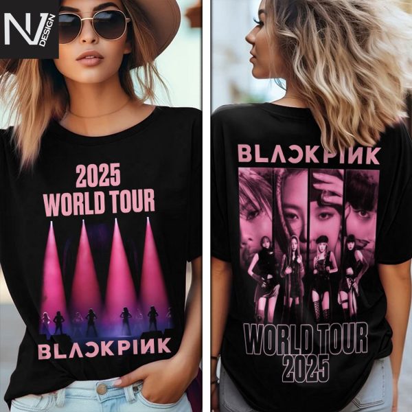2025 World Tour Blackpink 3D T-Shirt