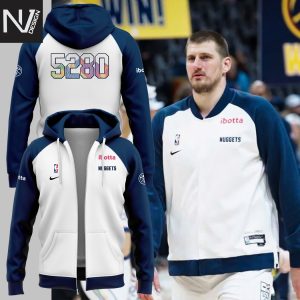 5280 Denver Nuggets Basketball Zip Hoodie