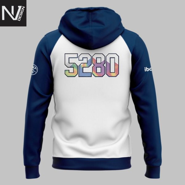 5280 Denver Nuggets Basketball Zip Hoodie