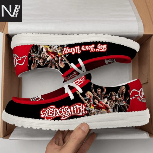 Aerosmith Get Your Wings Hey Dude Shoes