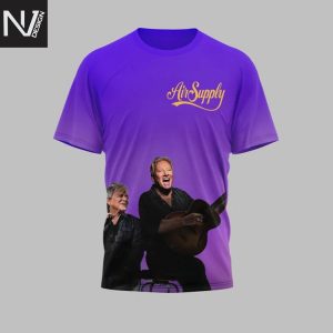 Air Supply 50th Anniversary Celebration Signature 3D T-Shirt