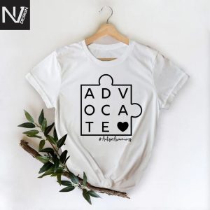 Autism Awareness Accept Adapt Advocate Design T-Shirt