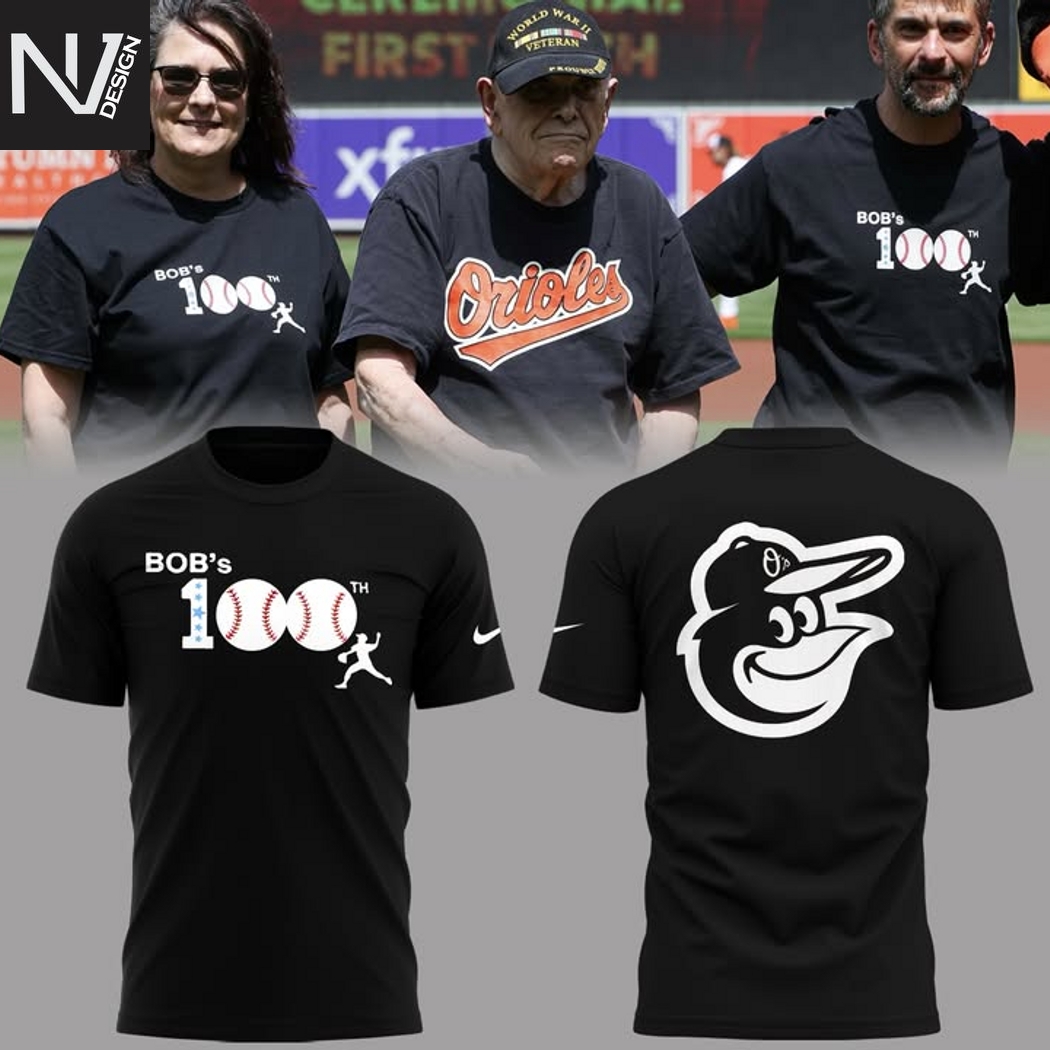 Baltimore Orioles Bob 100th 3D T-Shirt Baltimore Orioles Bob 100th 3D T-Shirt