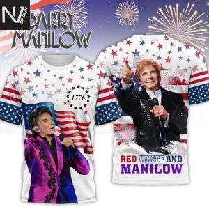 Barry Manilow Red White And Manilow 3D T-Shirt