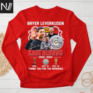 Bayer Leverkusen Xabi Alonso 2022-2025 Signature Thank You For The Memories Unisex T-Shirt