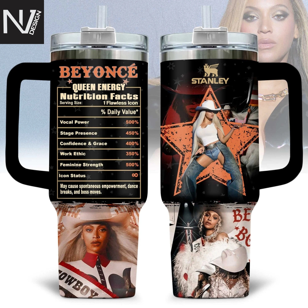 Beyonce Queen Energy Tumbler With Handle And Straw Beyonce Queen Energy Tumbler With Handle And Straw