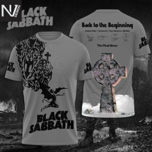 Black Sabbath Back To The Beginning The Final Show 3D T-Shirt