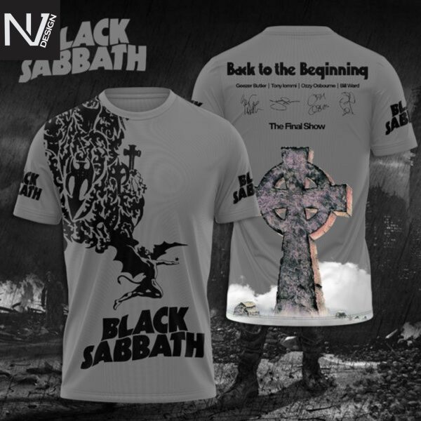 Black Sabbath Back To The Beginning The Final Show 3D T-Shirt