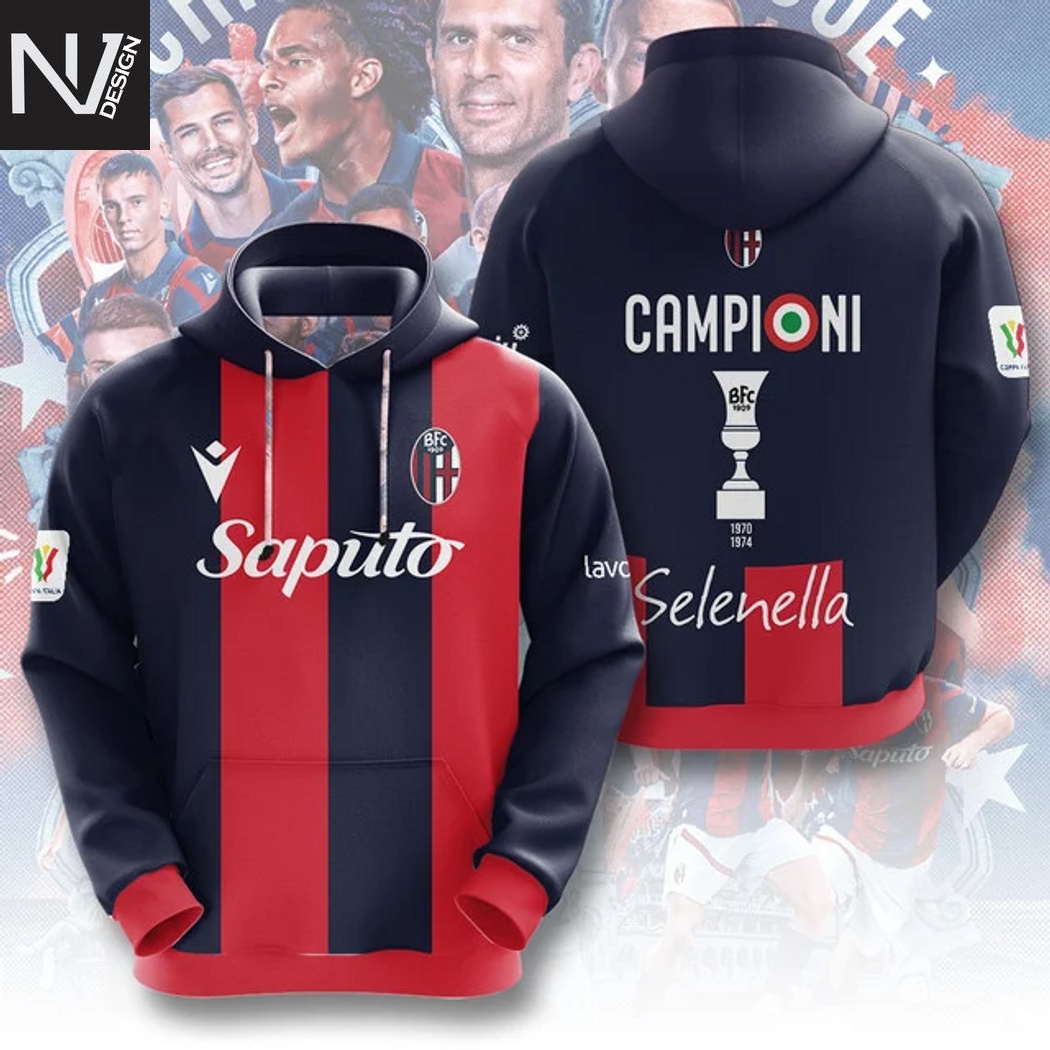 Bologna FC Campioni Selenella Hoodie Bologna FC Campioni Selenella Hoodie