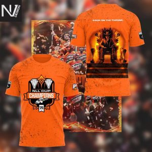 Buffalo Bandits 2025 NLL Cup Champions Back On The Throne 3D T-Shirt