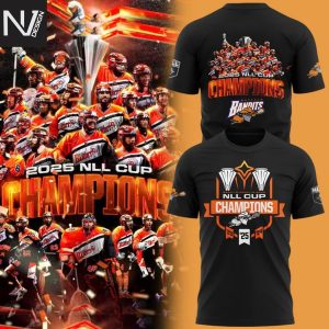 Buffalo Bandits Champions NLL Cup 2025 3D T-Shirt