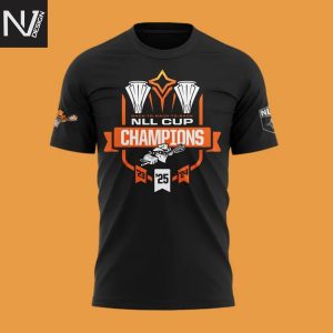 Buffalo Bandits Champions NLL Cup 2025 Back To Back To Back 3D T-Shirt