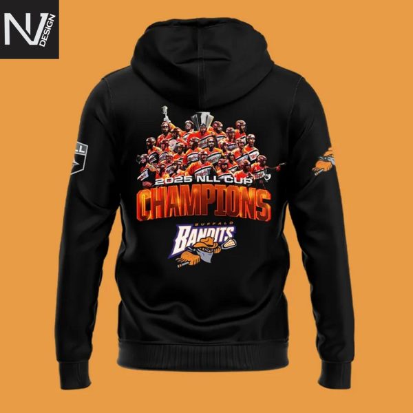 Buffalo Bandits Champions NLL Cup 2025 Hoodie