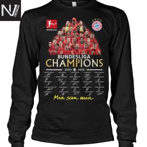 Bundesliga Champions 2024-2025 Mia San Mia Signature Unisex T-Shirt