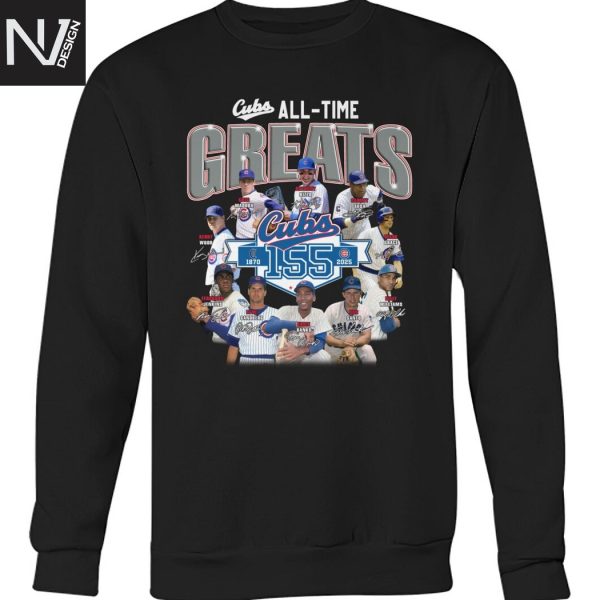 Chicago Cubs All-Time Greats Signature Unisex T-Shirt