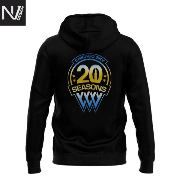 Chicago Sky 20 Years 2025 Hoodie