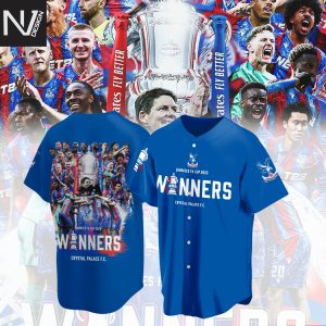 Crystal Palace F.C Emirates FA Cup Champions 2025 Baseball Jersey