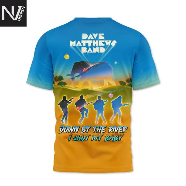 Dave Matthews Band Down By The River I Shot My Baby 3D T-Shirt