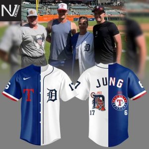 Detroit Tigers x Texas Rangers Baseball Jersey