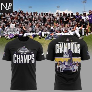 East Carolina Pirates Baseball Champs 2025 American Athletic Conference 3D T-Shirt