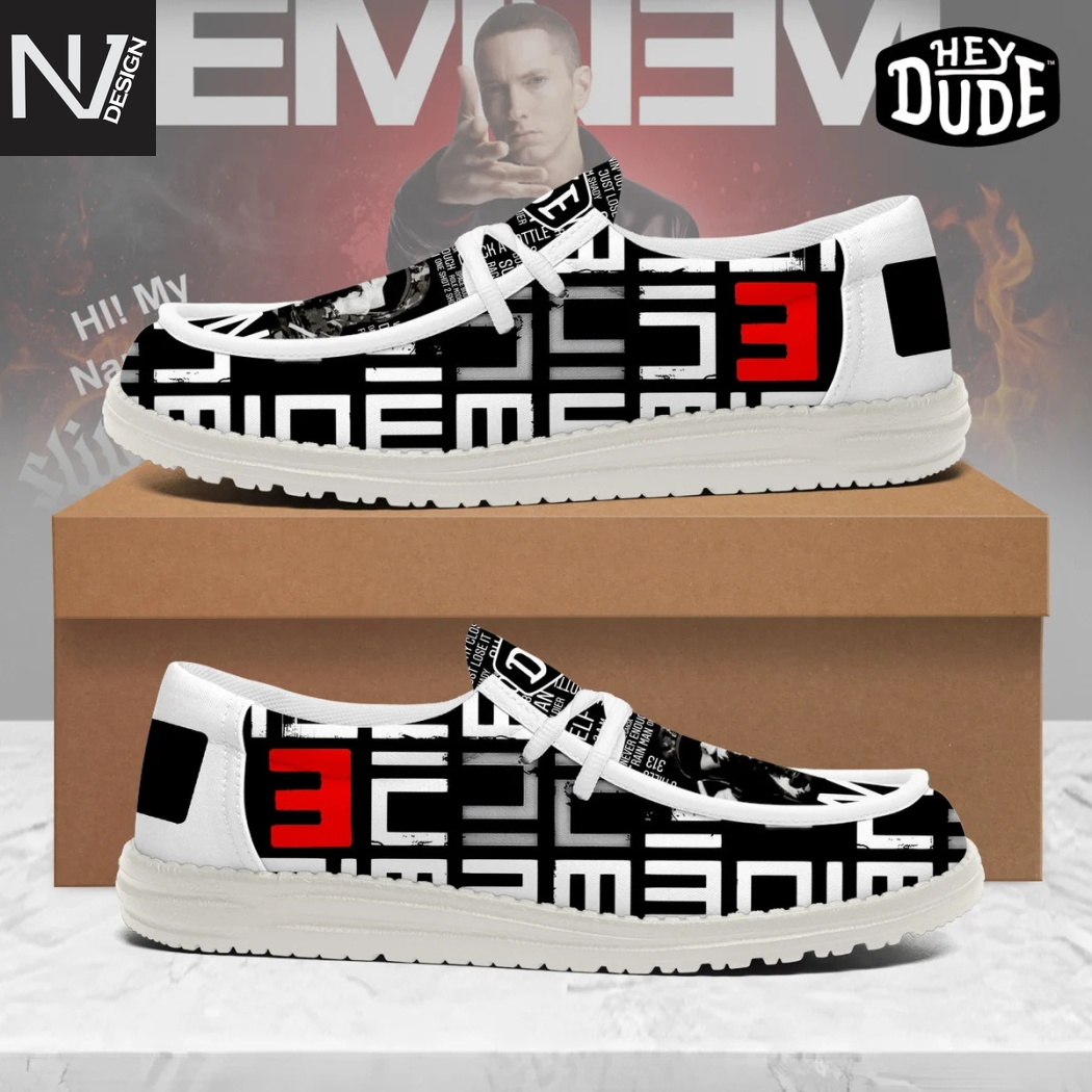 Eminem My Name Is Slim Shady Hey Dude Shoes Eminem My Name Is Slim Shady Hey Dude Shoes