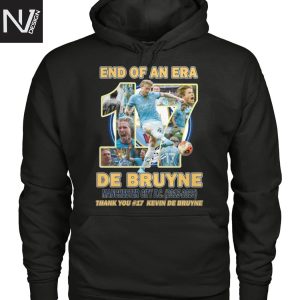 End Of An Era Kevin De Bruyne Manchester City 2015-2025 Thank You Signature Unisex T-Shirt