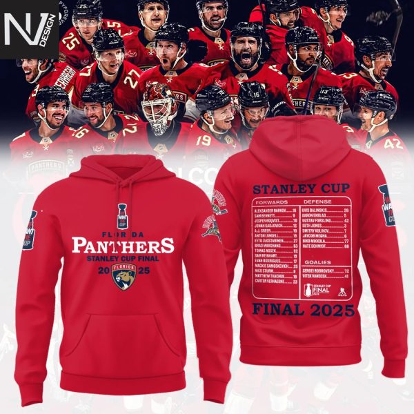 Florida Panthers 2025 Stanley Cup Final Hoodie