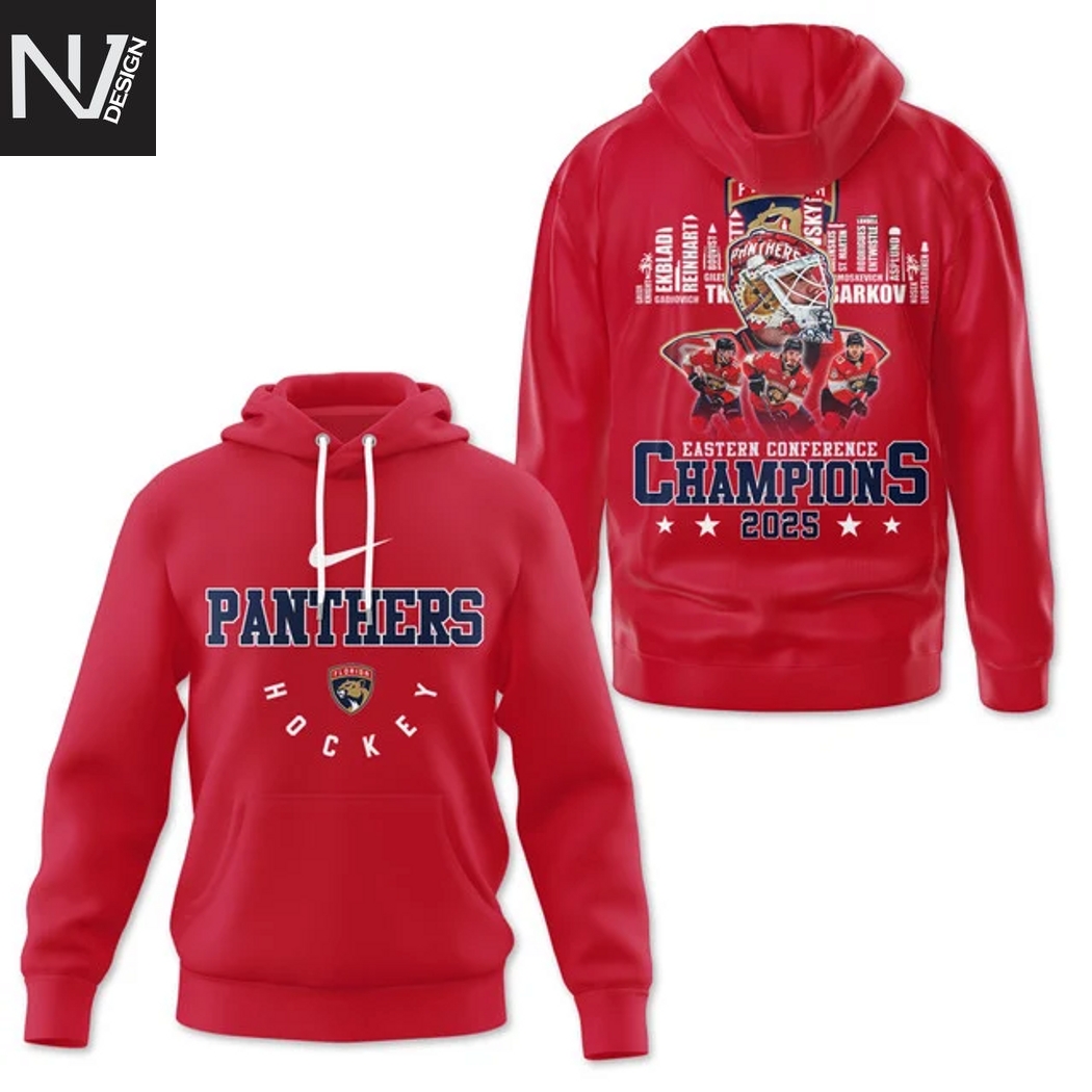 Florida Panthers Eastern Conference Champions 2025 Hoodie Florida Panthers Eastern Conference Champions 2025 Hoodie