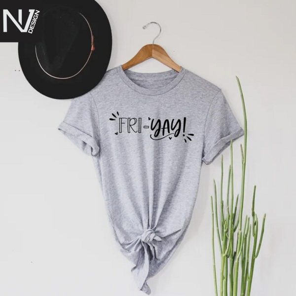 Fri-yay Funny Teacher Design T-Shirt