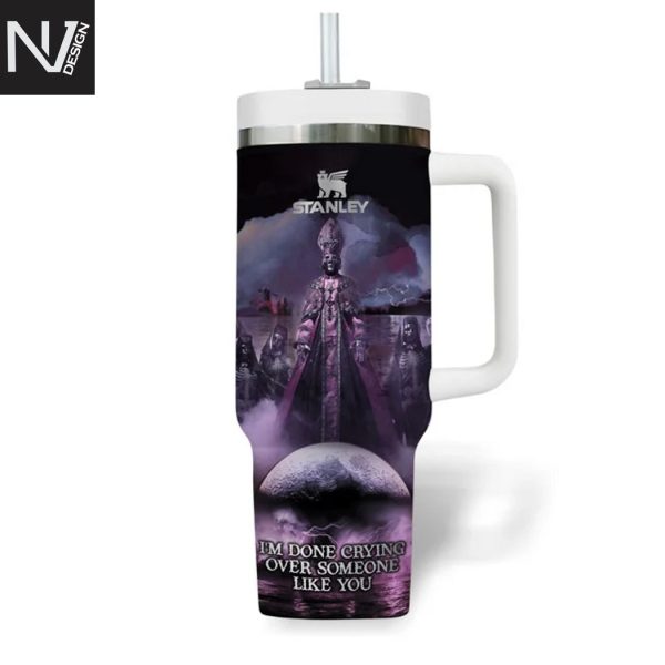 Ghost I Am Lachrymized Tumbler With Handle And Straw