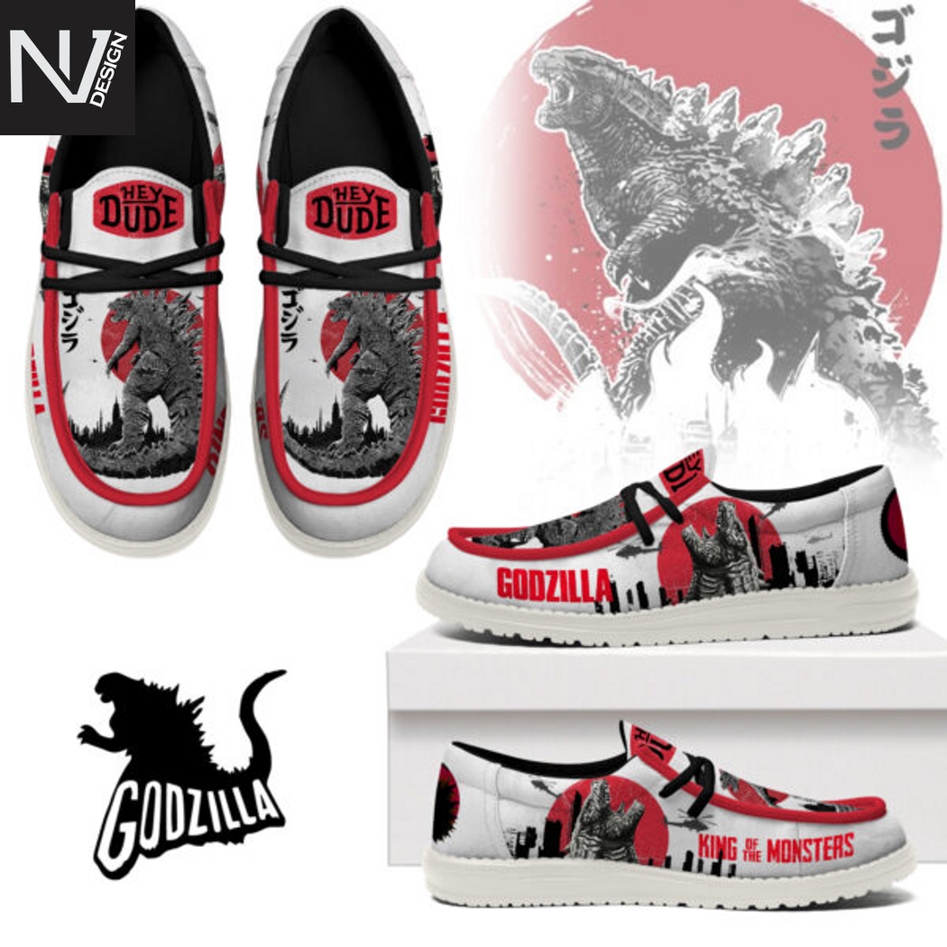 Godzilla King Of The Monsters Hey Dude Shoes Godzilla King Of The Monsters Hey Dude Shoes