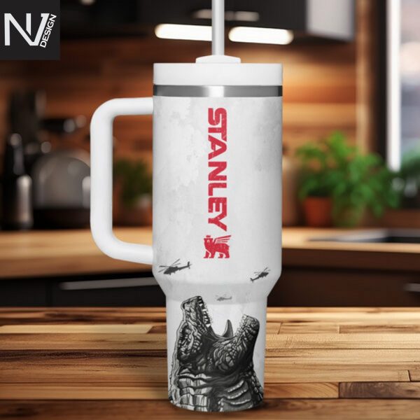 Godzilla King Of The Monsters Tumbler With Handle And Straw