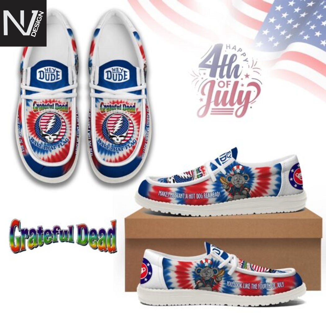 Grateful Dead Makes Me Want A Hot Dog Real Bad Hey Dude Shoes Grateful Dead Makes Me Want A Hot Dog Real Bad Hey Dude Shoes