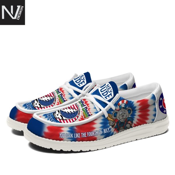 Grateful Dead Makes Me Want A Hot Dog Real Bad Hey Dude Shoes