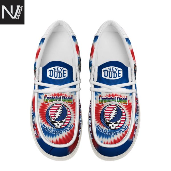 Grateful Dead Makes Me Want A Hot Dog Real Bad Hey Dude Shoes