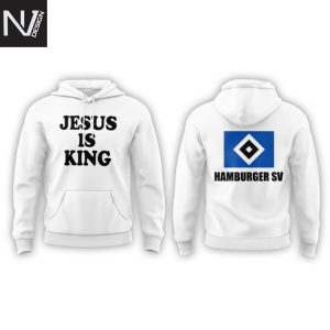 Hamburger SV Jesus Is King White Hoodie