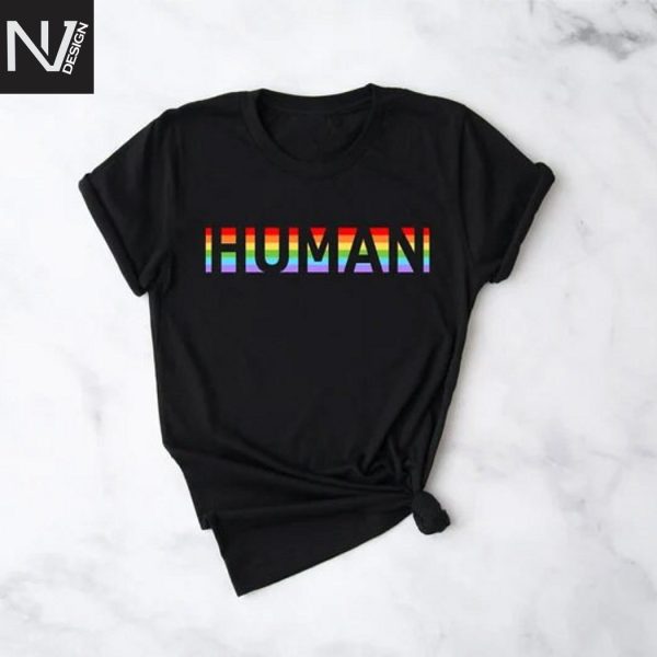 Human LGBT Love Is Pride Design T-Shirt