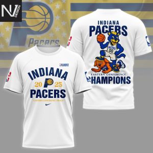 Indiana Pacers 2025 Eastern Conference Finals 3D T-Shirt