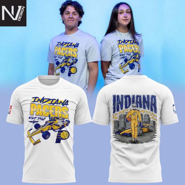 Indiana Pacers Basketball Our Racing 3D T-Shirt