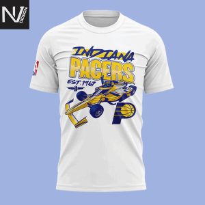 Indiana Pacers Basketball Our Racing 3D T-Shirt