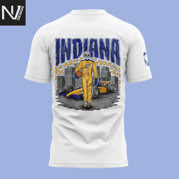 Indiana Pacers Basketball Our Racing 3D T-Shirt
