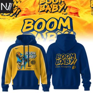Indiana Pacers Boom Baby 2025 Playoffs Hoodie