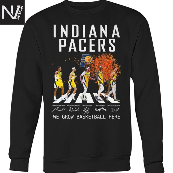 Indiana Pacers Signature We Grow Basketball Here Unisex T-Shirt