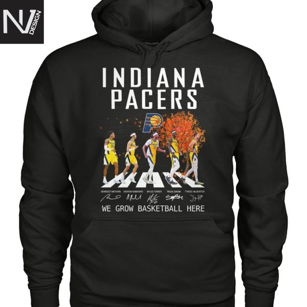 Indiana Pacers Signature We Grow Basketball Here Unisex T-Shirt