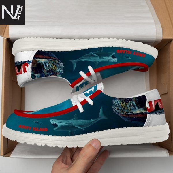 Jaws Amity Island Hey Dude Shoes