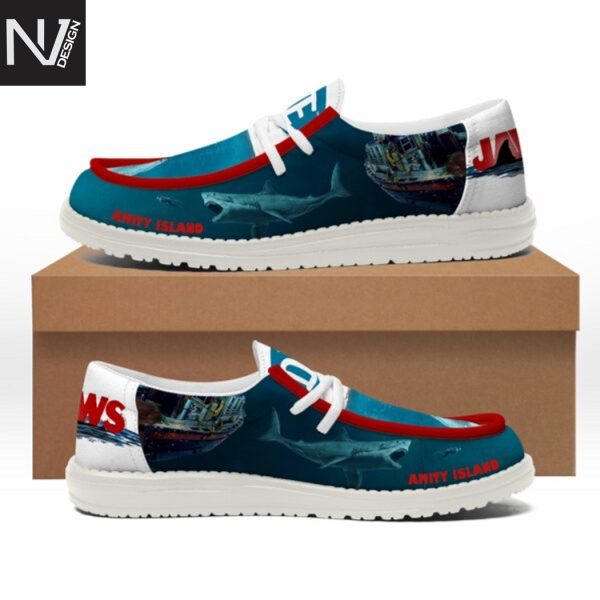 Jaws Amity Island Hey Dude Shoes