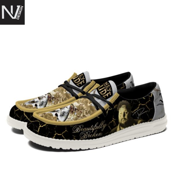 Jelly Roll Beautifully Broken Hey Dude Shoes