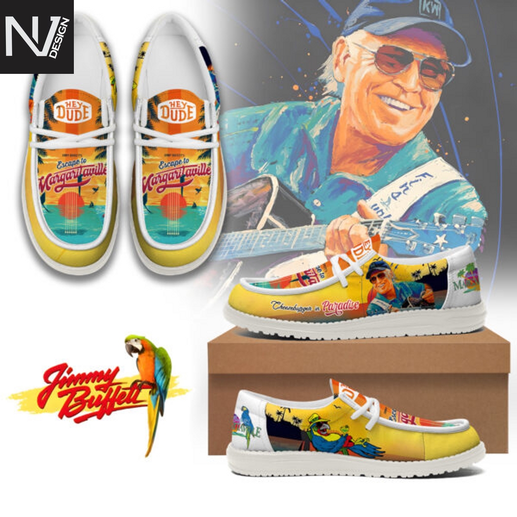 Jimmy Buffett Cheeseburger In Paradise Hey Dude Shoes Jimmy Buffett Cheeseburger In Paradise Hey Dude Shoes