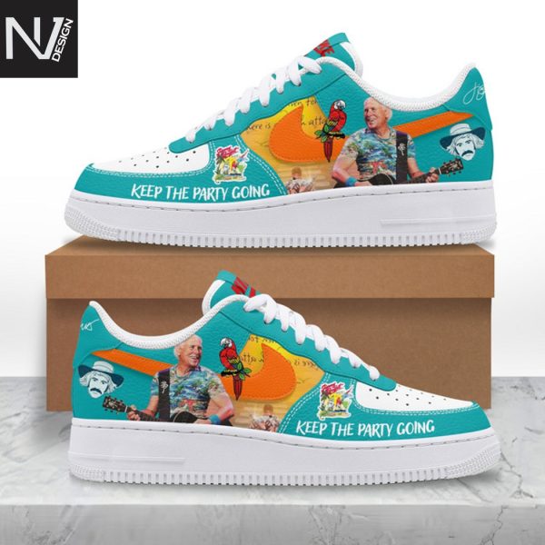 Jimmy Buffett Keep The Party Going Air Force 1 Shoes
